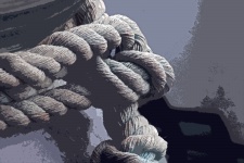 Abstract Image Of Thick Rope