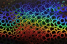 Abstract Neon Circles 2