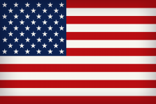 Bandiera americana sullo sfondo