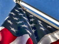 American Flag Impression Background