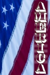 Cartaz da bandeira americana