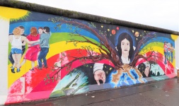 Berlijnse muur oostzijde galerij