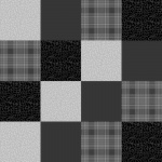 Black And White Quilt Background