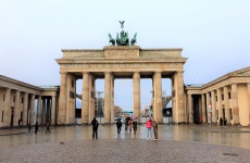 ベルリンのブランデンブルク門。