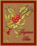 Happy Holidays Card Vintage 3