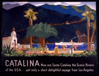 Plakat podróży Catalina