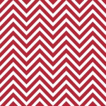 Chevrons Zigzag Pattern Rouge