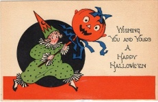 Clown Girl & Jack-o'-lantaarn