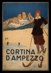 Affiche de voyage de Cortina, Italie