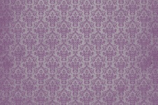 Damask Vintage Background Purple