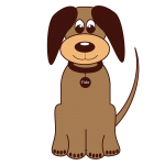 Cartoon hond
