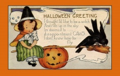 Halloween Vintage kaart