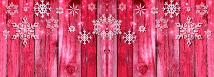 Holiday fence banner