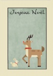 Joyeux Noël Kerstkaart Poster