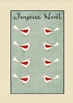 Poster di cartoline di Natale di Joyeux