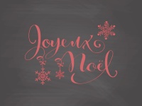 Joyeux Noel Christmas Chalkboard