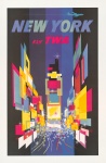 Affiche de voyage de New York