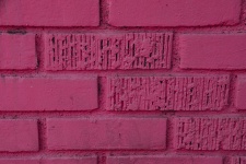 Painted brick wall
