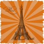 Fundo da Torre Eiffel de Paris