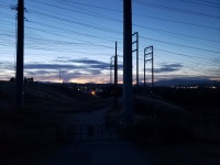 Power Lines dimineața devreme