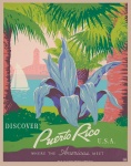 Posterior de călătorie din Puerto Rico