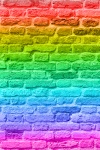 Regenbogen Wand