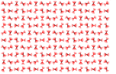 Red Bow Tie Repeat Tile Pattern