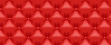 Banner de tapicería roja