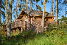 Cabină de tabără rustică