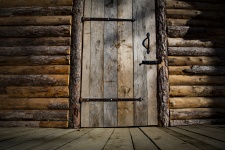Rustik dörr