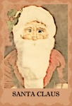 Cartel vintage de Santa Claus