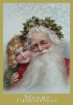 Santa Clause and Child Poster
