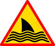 Hai-Warnschild