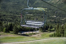 Ski lift in Utah