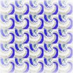 Snowflake Grid Swirl Background