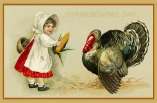 Thanksgiving Day Vintage kaart