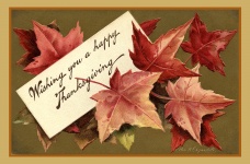 Thanksgiving Day Vintage kaart
