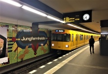 U-Bahn Train At Berlin