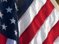 Bandeira dos EUA Closeup fundo