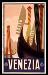 Afiș de călătorie din Veneția, Italia