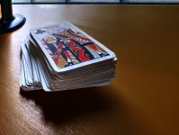 Baralho de cartas vintage