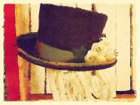 Cappello a cilindro da uomo vintage