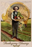Affiche vintage de Thanksgiving