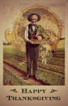 Affiche vintage de Thanksgiving