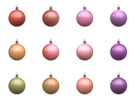 Christmas balls ornament Árvore de Natal