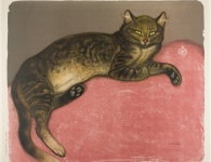 Kot zimowy na poduszce 1909