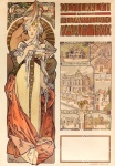 Poster vintage di Parigi donna