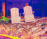 木制庭院椅