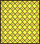 Yellow Squares Repeat Tile Pattern