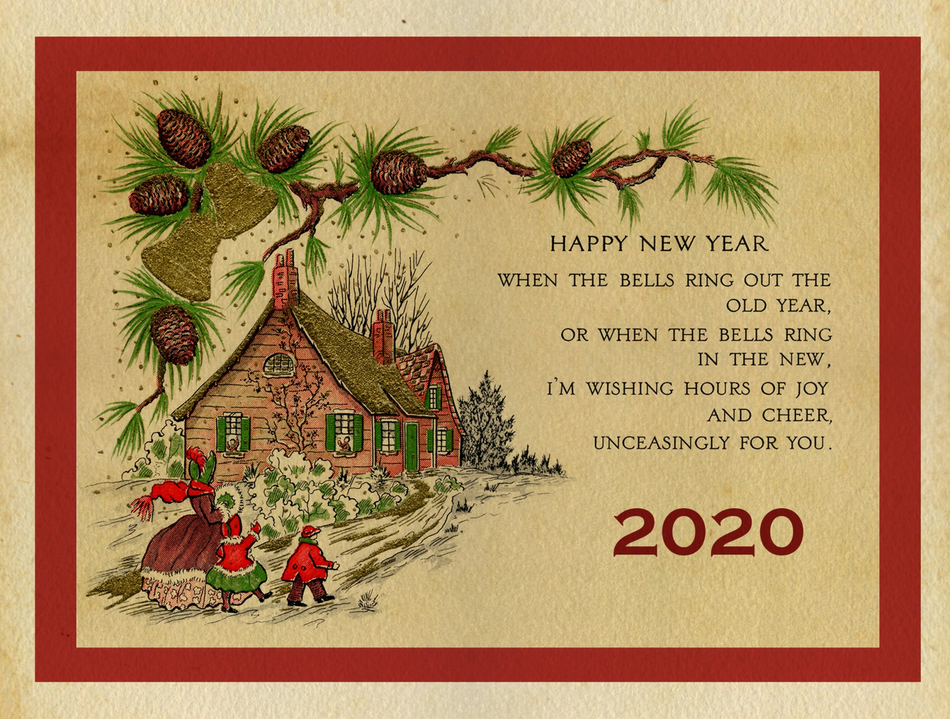 Novoroční karta do roku 2020